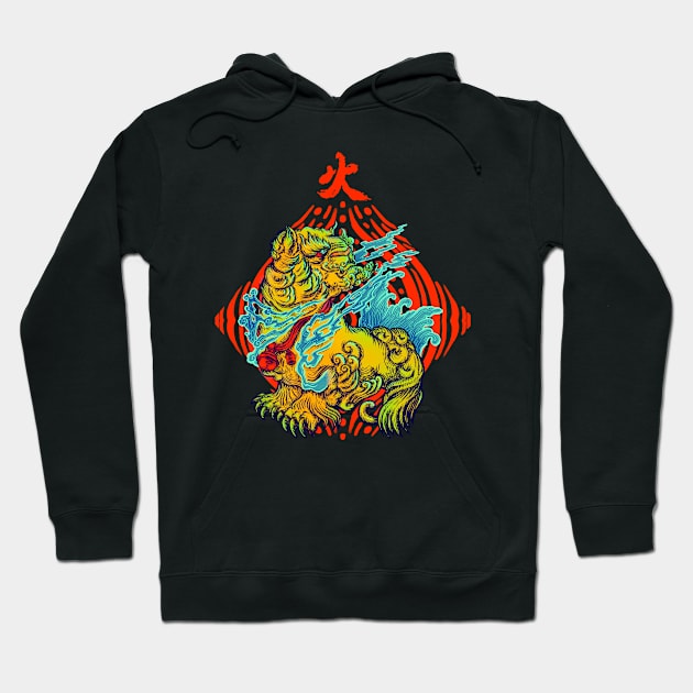 Fire Heart Hoodie by Ionfox